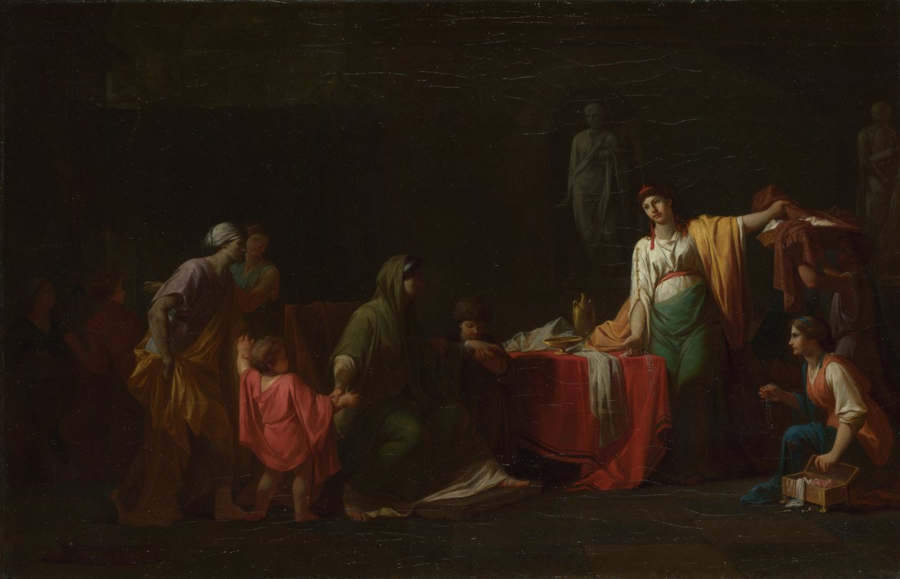 Cornelia, Gracchiernes mor, 1781 af Jean François Pierre Peyron