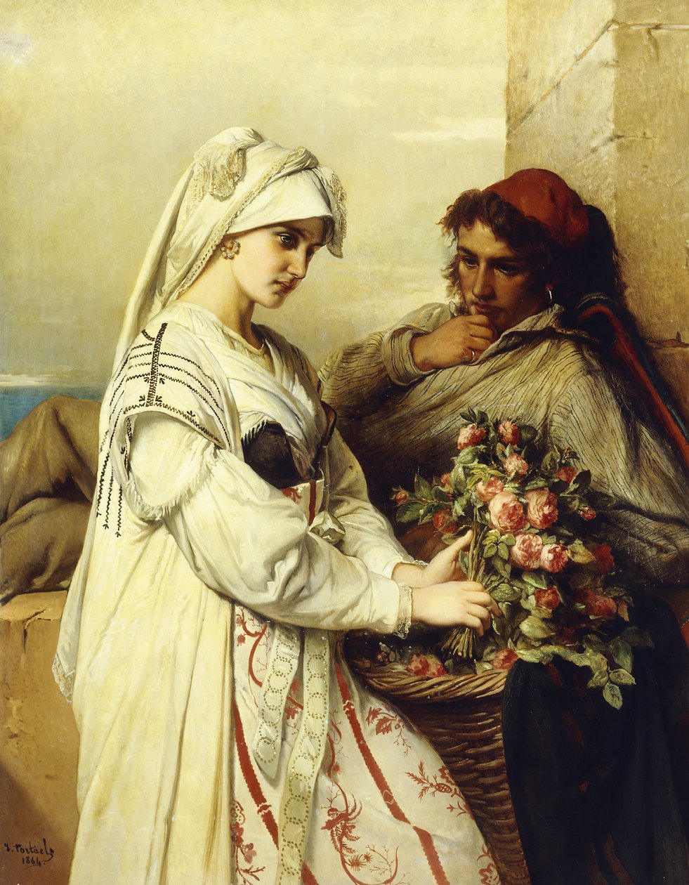 Idyll, 1864 af Jean Francois Portaels