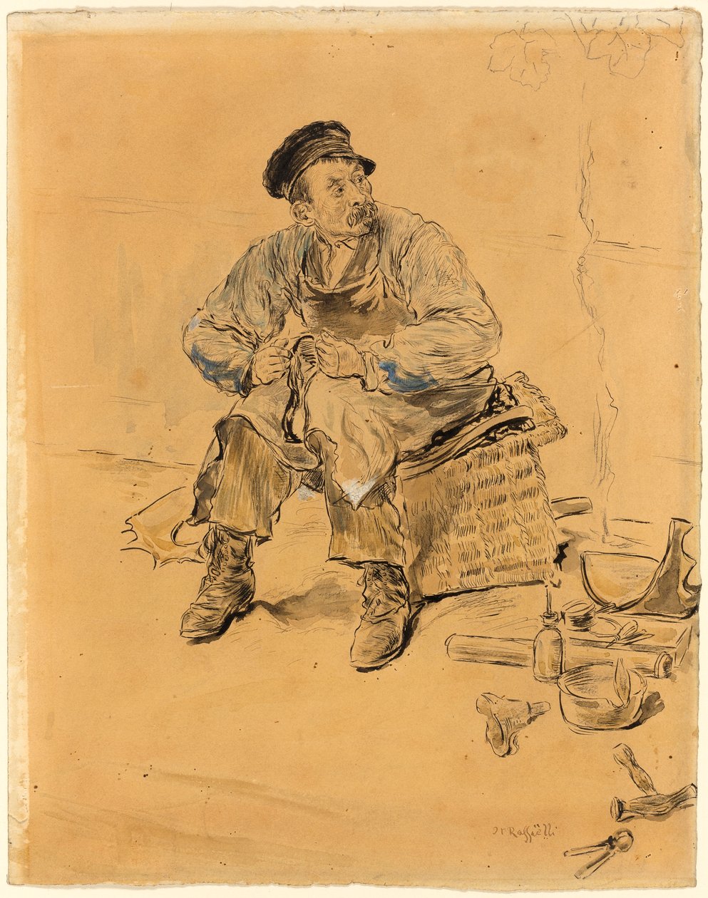 En skomager af Jean Francois Raffaelli
