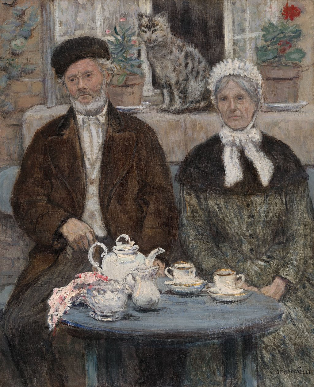 Eftermiddagste af Jean Francois Raffaelli