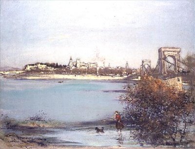 Avignon af Jean Francois Raffaelli