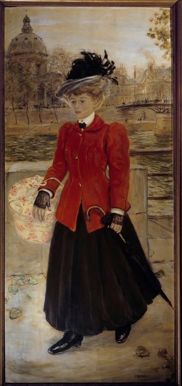 Lærlingemaleriet af Jean Francois Raffaelli (1850-1924) 1908 søn. 2,08x1,03 m Pau, Museum of Fine Arts af Jean Francois Raffaelli