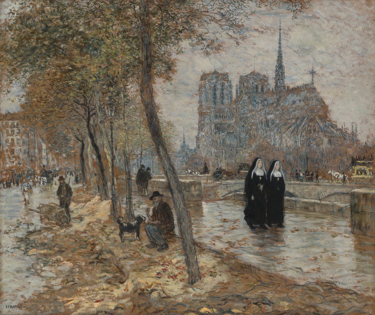 Notre Dame de Paris af Jean Francois Raffaelli