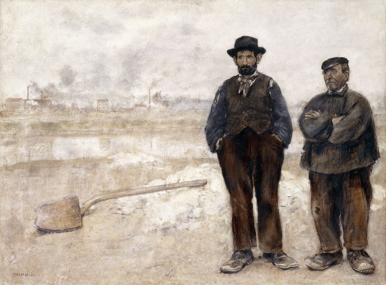 De to arbejdere, af Jean Francois Raffaelli