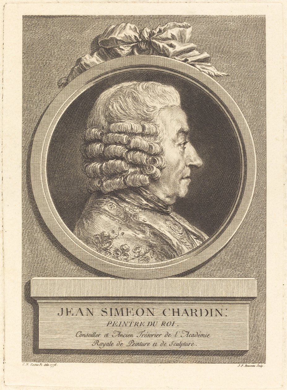Jean Baptiste Simeon Chardin af Jean Francois Rousseau