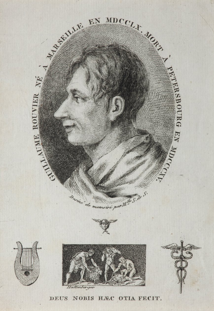Portræt af Guillaume Rouvier 1760-1815, 1815 af Jean Francois Xavier Hattenberger