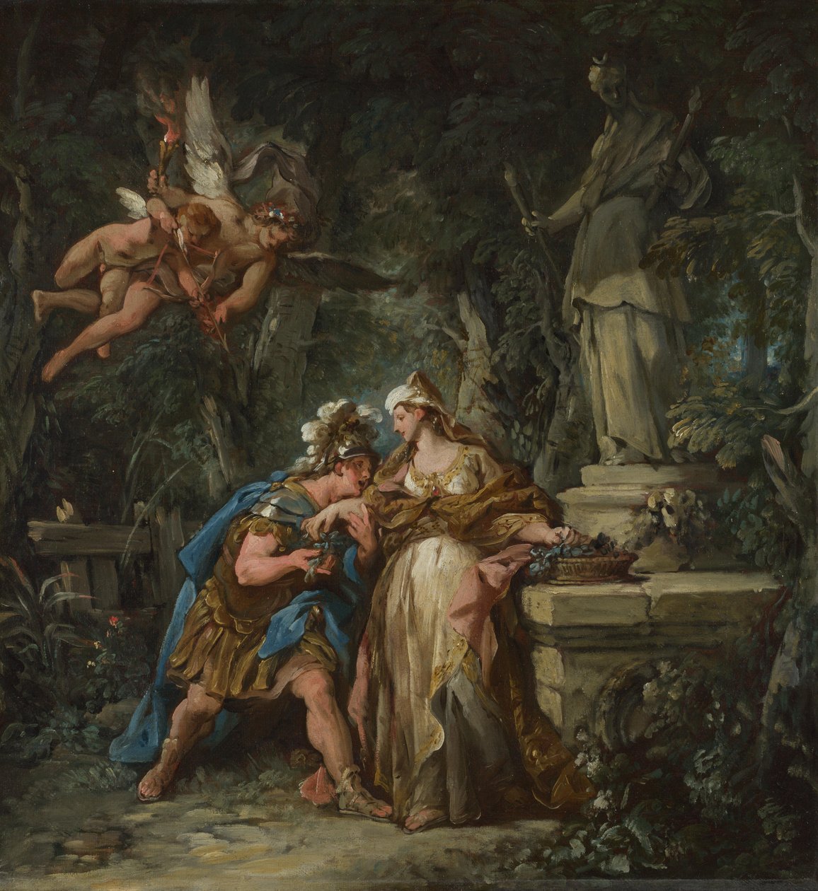 Jason sværger evig hengivenhed til Medea af Jean François de Troy