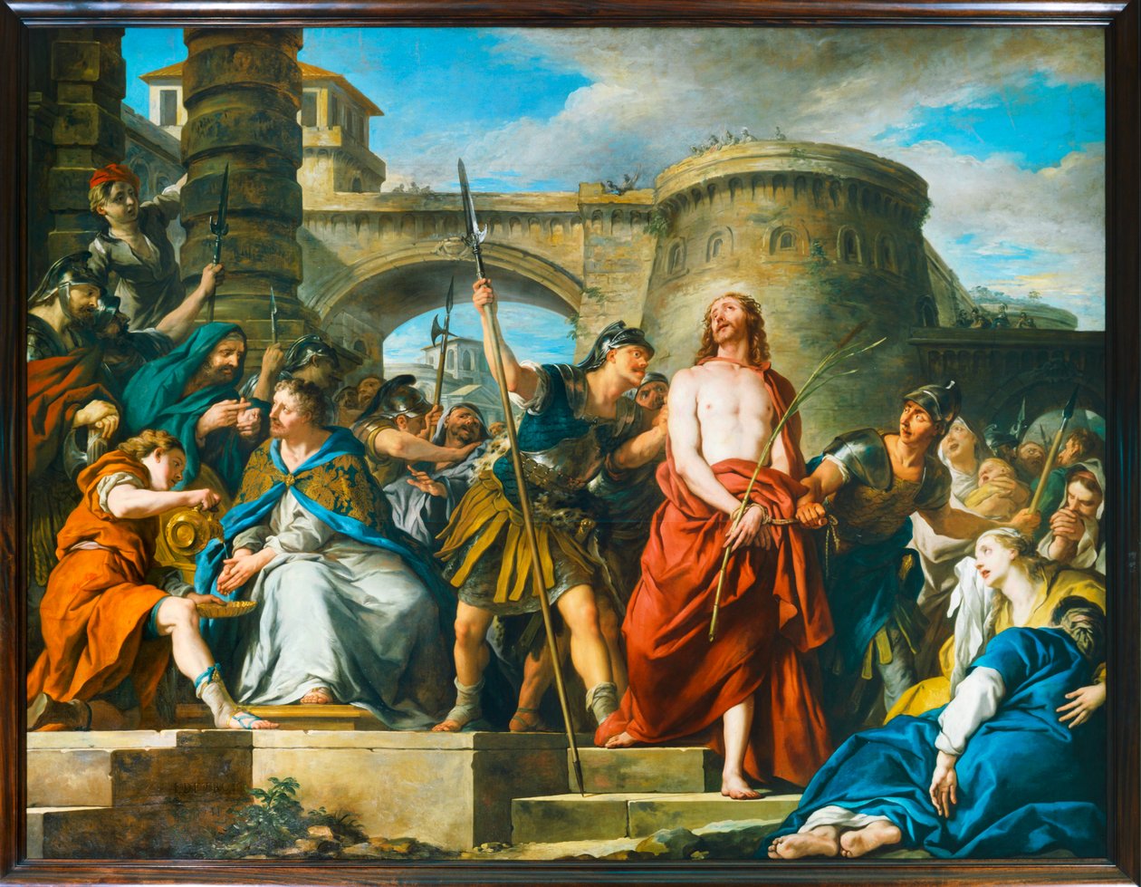 Le Christ devant Pilate - Kristus foran Pilatus ... af Jean François de Troy