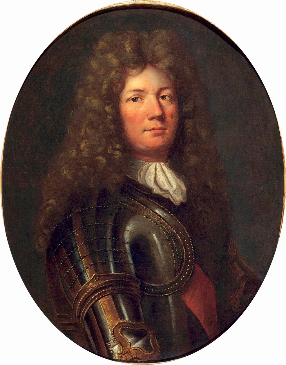 Portræt af Vauban Sebastien the Prestre (1633-1707), marskal af Frankrig. Maleri af Francois De Troy (1645-1730). Museet i Versailles. af Jean François de Troy