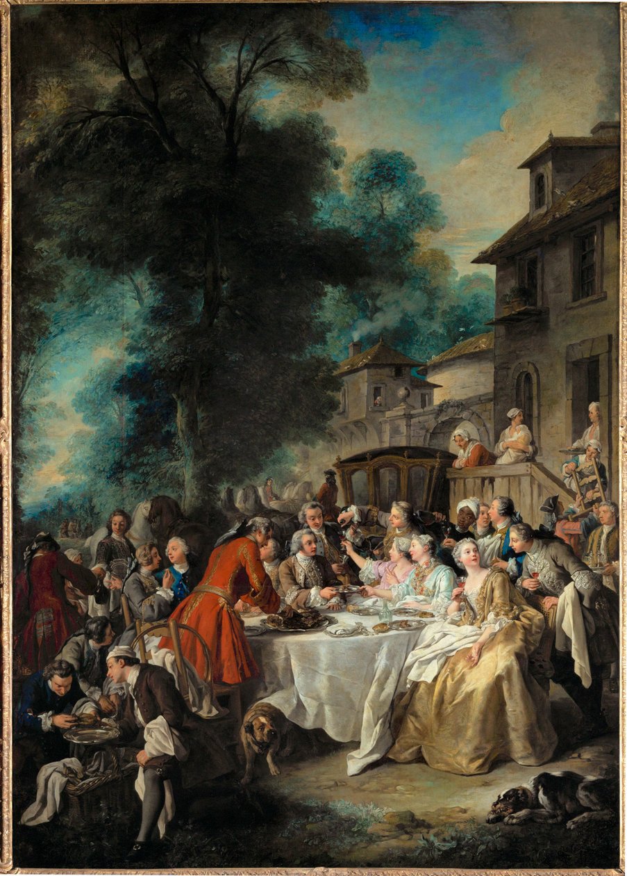En frokost på jagt ... af Jean François de Troy