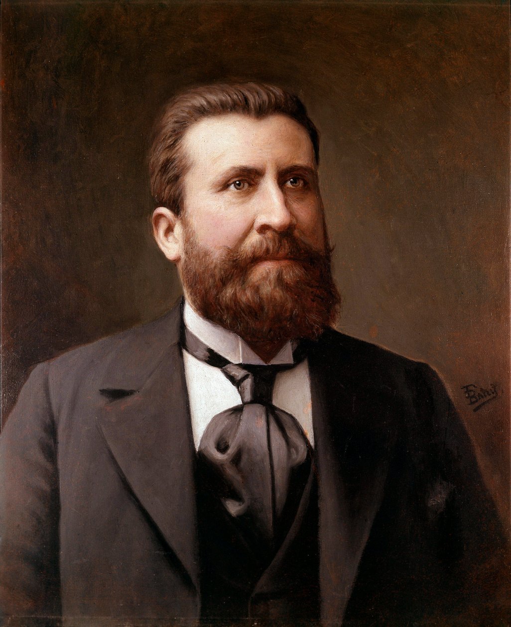 Jean Jaures, ca. 1900 af Jean François Batut