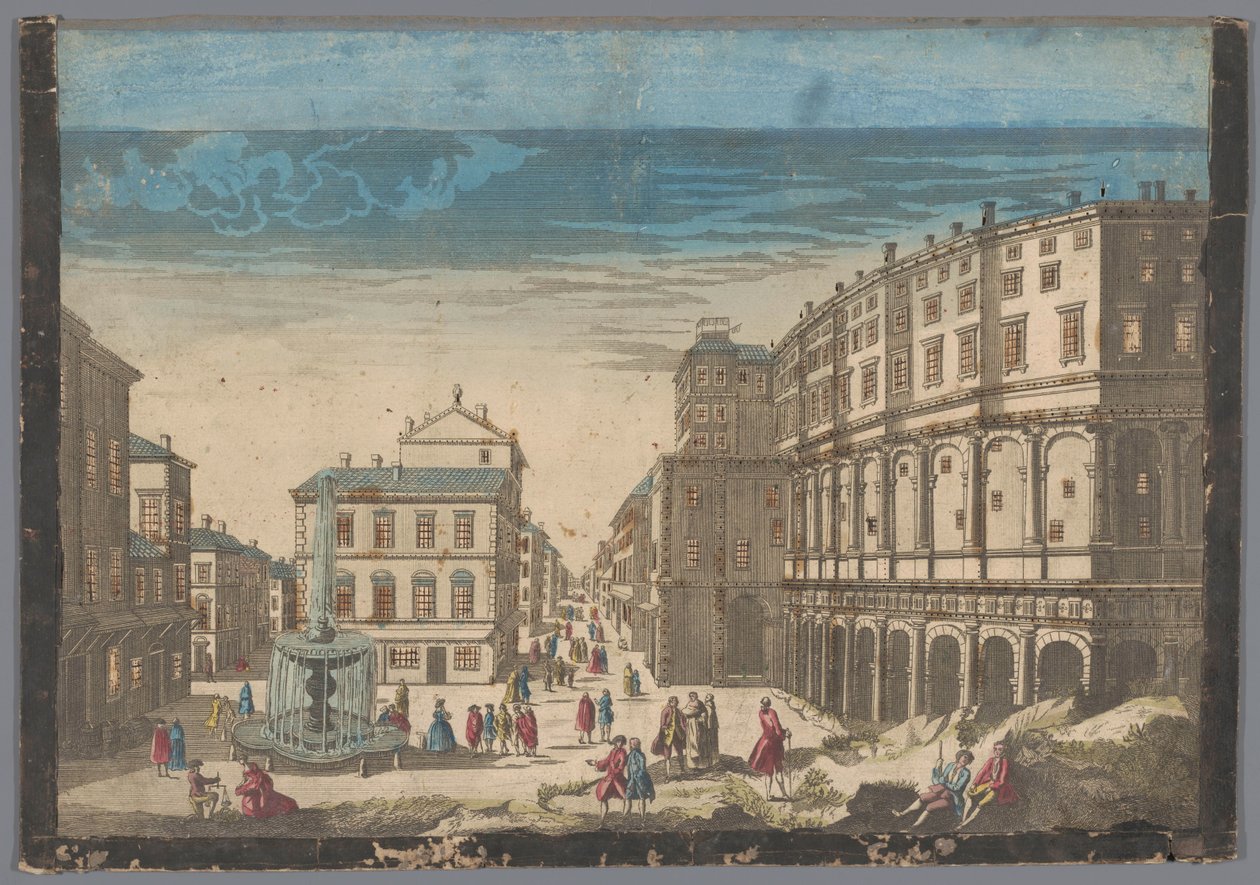 Udsigt over Marcellus Teater i Rom af Jean François Daumont (possibly)