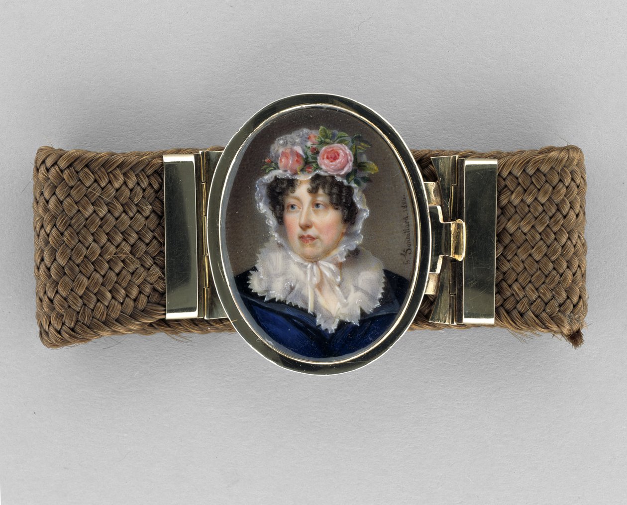 Armbånd med portræt af Lady Susan Murray af Jean François Gérard Fontallard