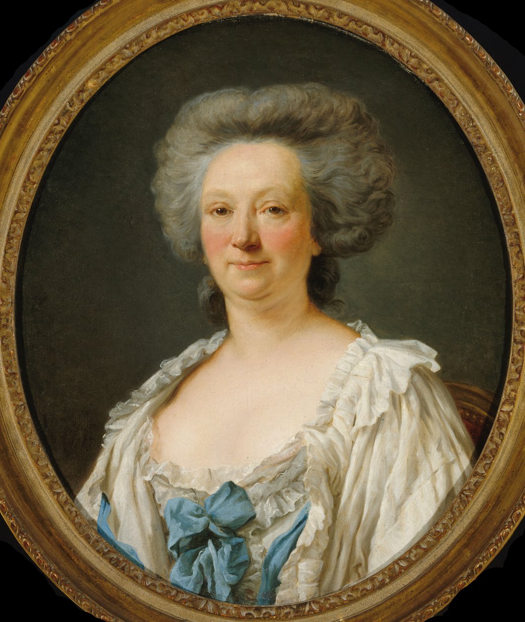 Portræt af Madame Geoffrin 1699-1777, 1787. af Jean François Gilles Colson
