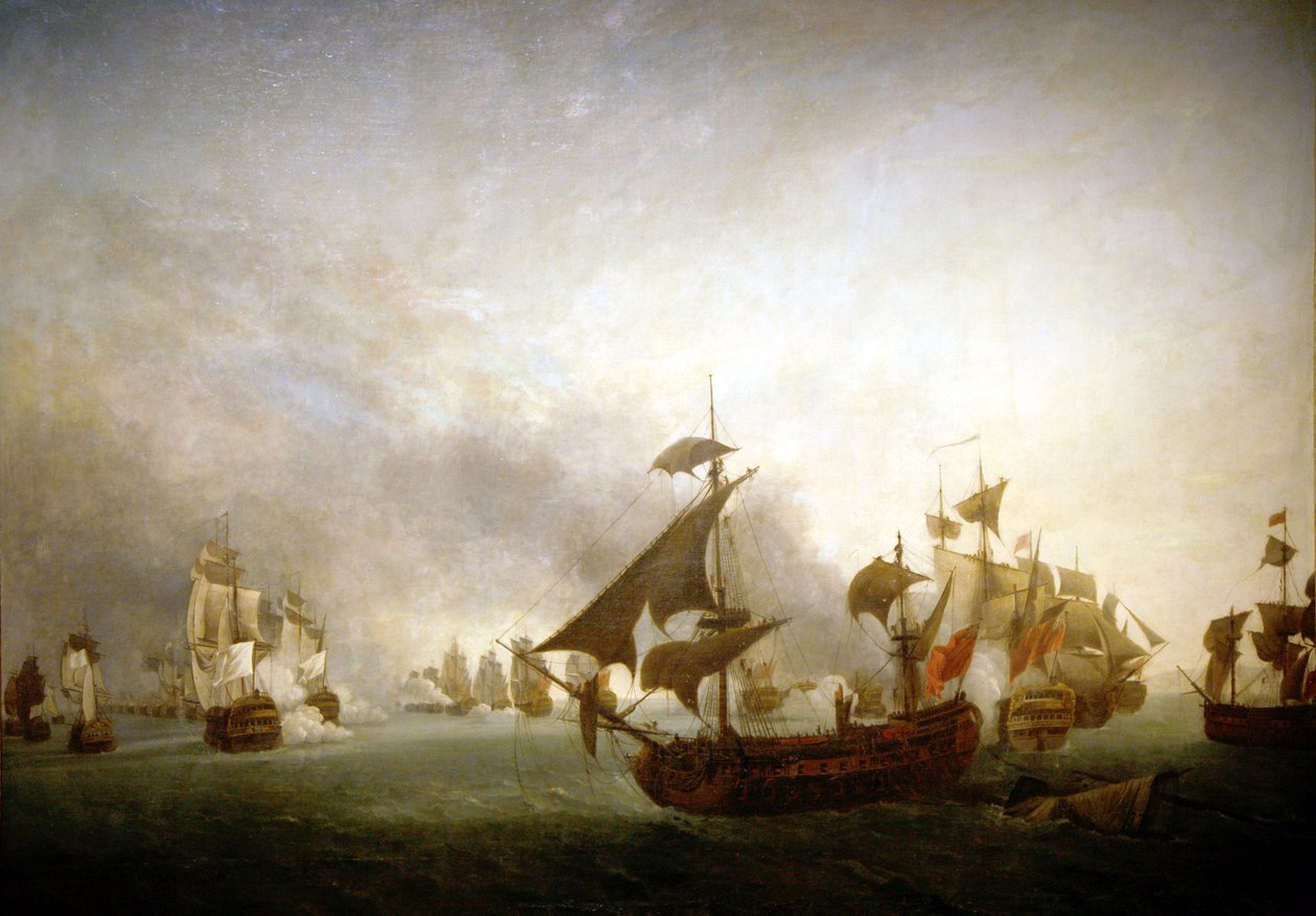 Grenada Island Naval Combat af Jean Francois Hue