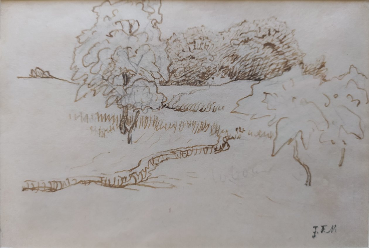 [Træer og lunde omkring Vichy]. af Jean Francois Millet