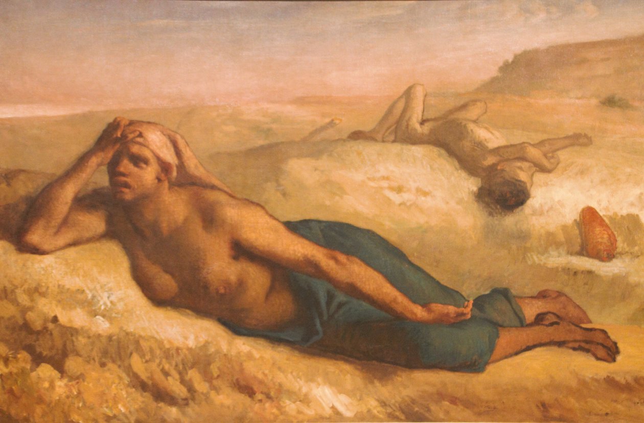 Hagar og Ismael af Jean Francois Millet