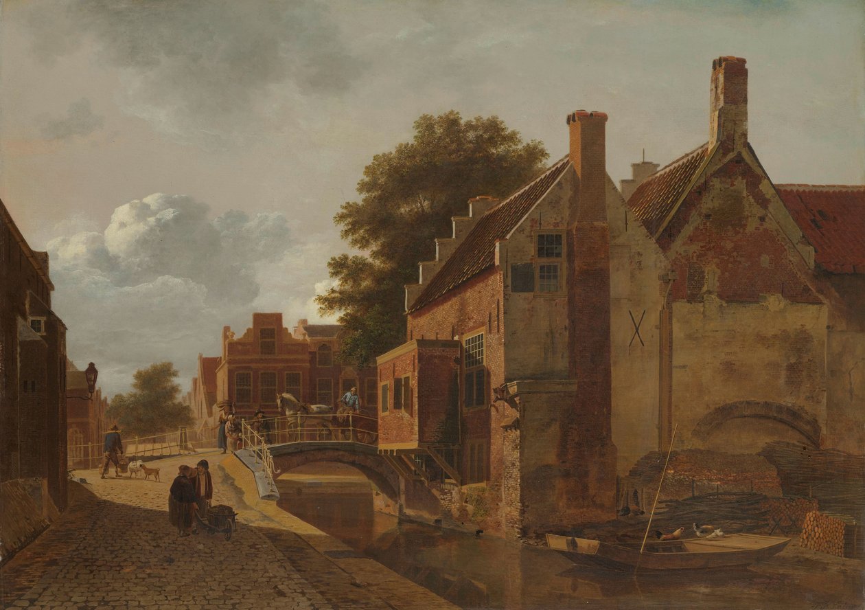 Kalvermarkt, Haag af Jean François Valois