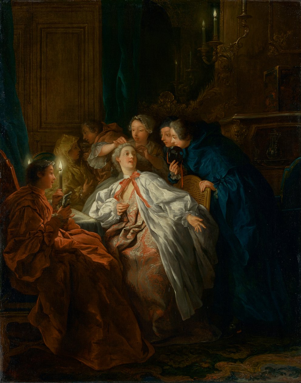 Før bal, 1735 af Jean François de Troy