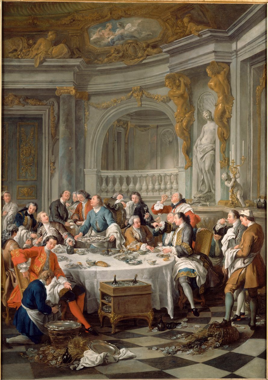 Frokost med østers af Jean François de Troy