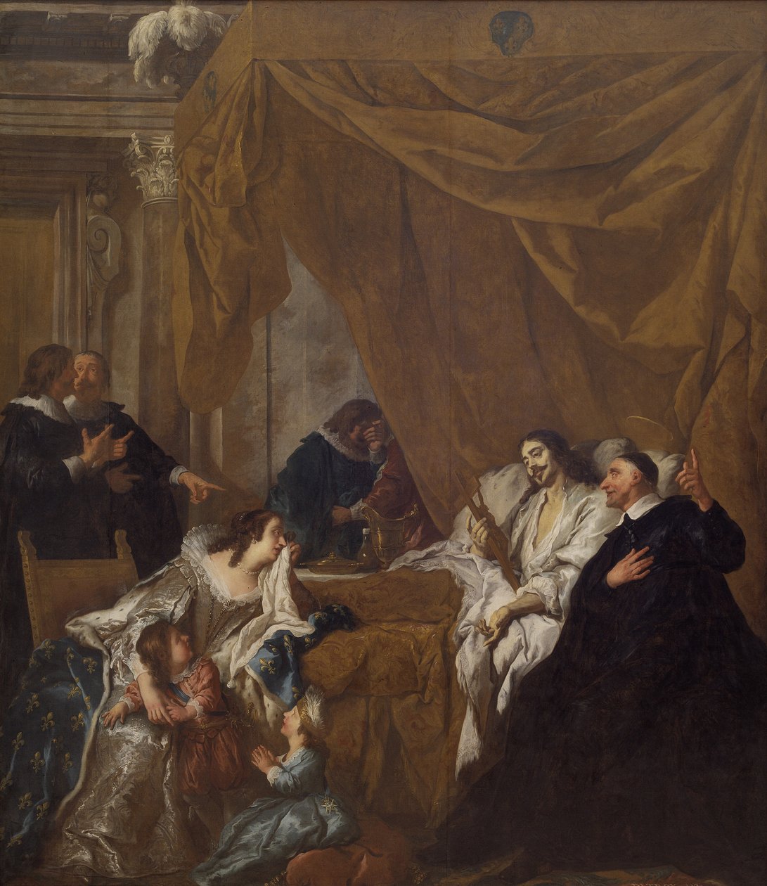 St Vincent de Paul ved Ludvig XIII