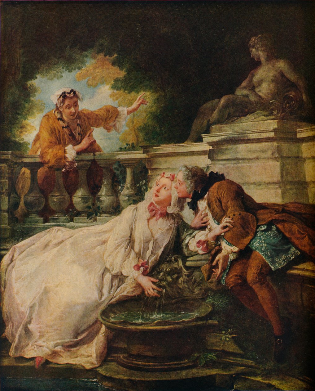 Alarmen, den trofaste guvernante, 1723 af Jean François de Troy