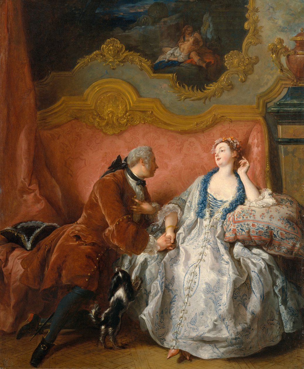Kærlighedserklæringen, ca. 1724. af Jean François de Troy