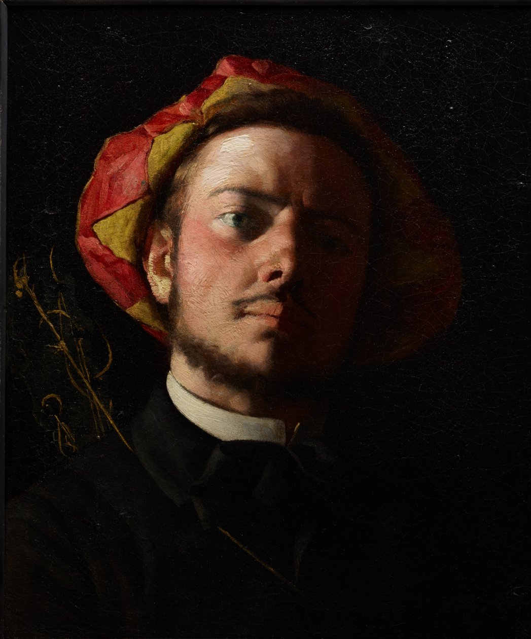 Portræt af Paul Verlaine som en trubadur af Jean Frederic Bazille