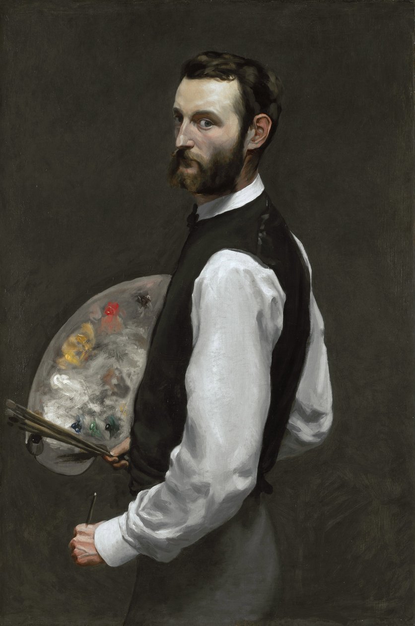Selvportræt, 1865-66 af Jean Frederic Bazille
