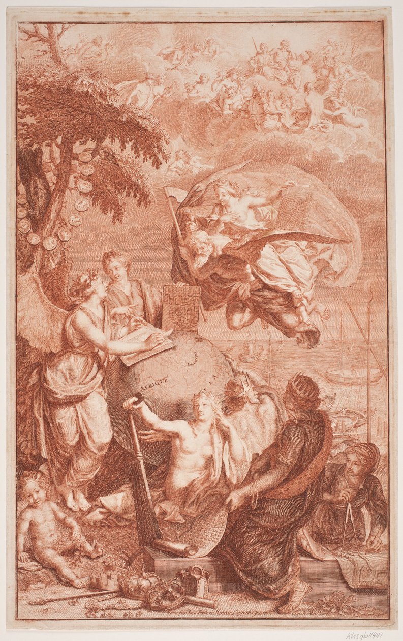 Allegori over skibsfarten af Jean Frederic Herman