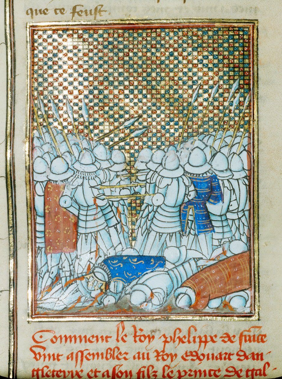 Slaget ved Crecy ... af Jean Froissart