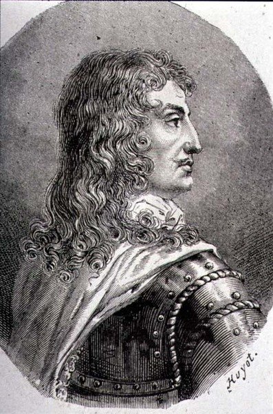 Portræt af Francois, hertug af La Rochefoucauld (1613-80) (stik) af Jean Georges (after) Huyot