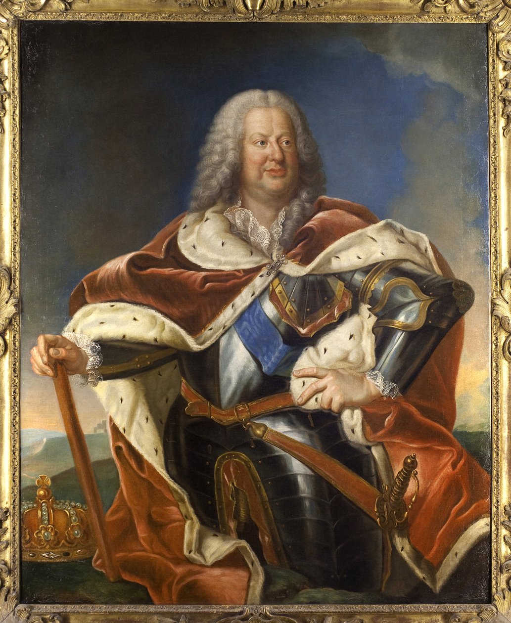 Portræt af Stanislas Leszczynski (Leszczinski af Jean Girardet