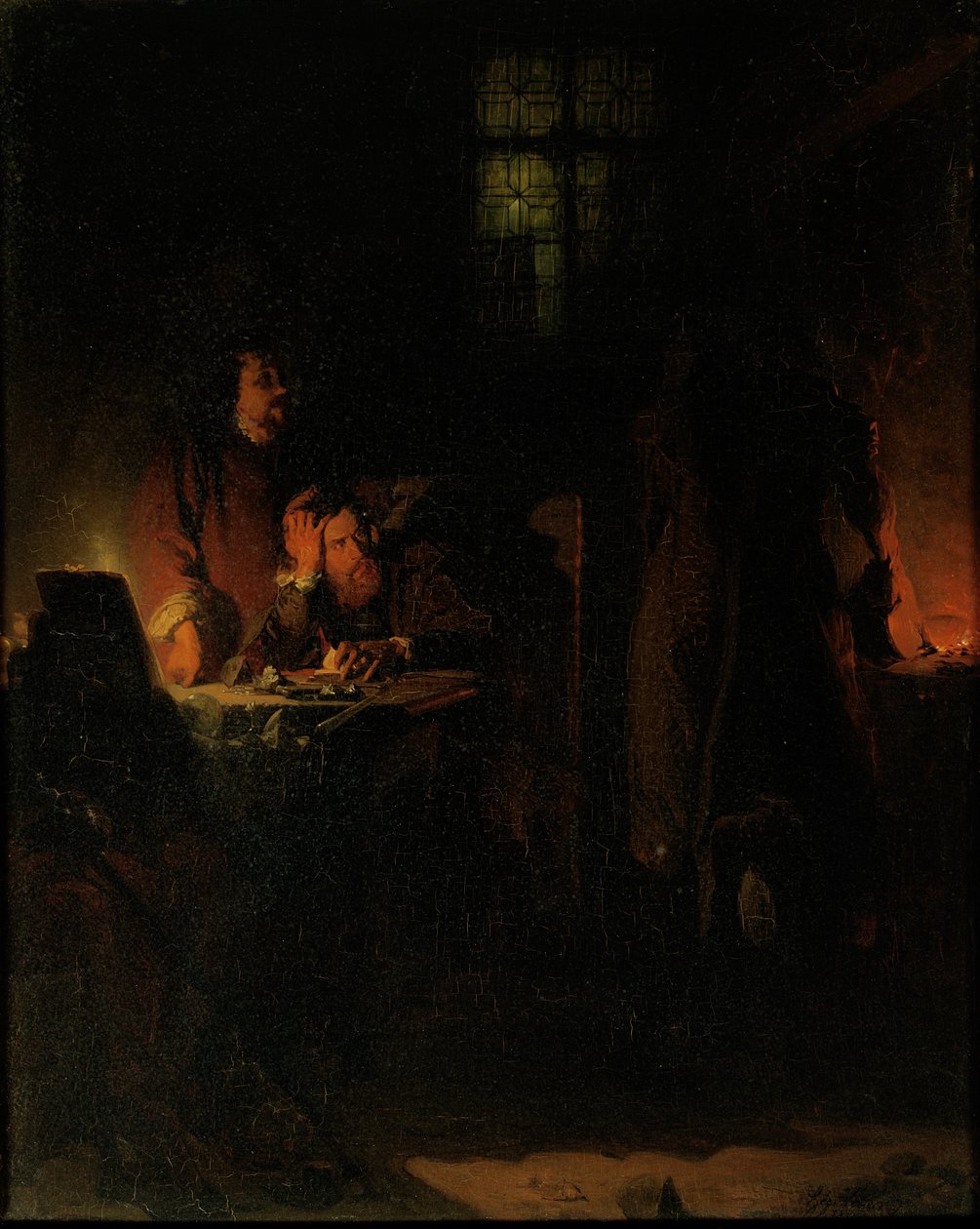 En alkymist på jagt efter de vises sten, 1848 af Jean Hegesippe Vetter