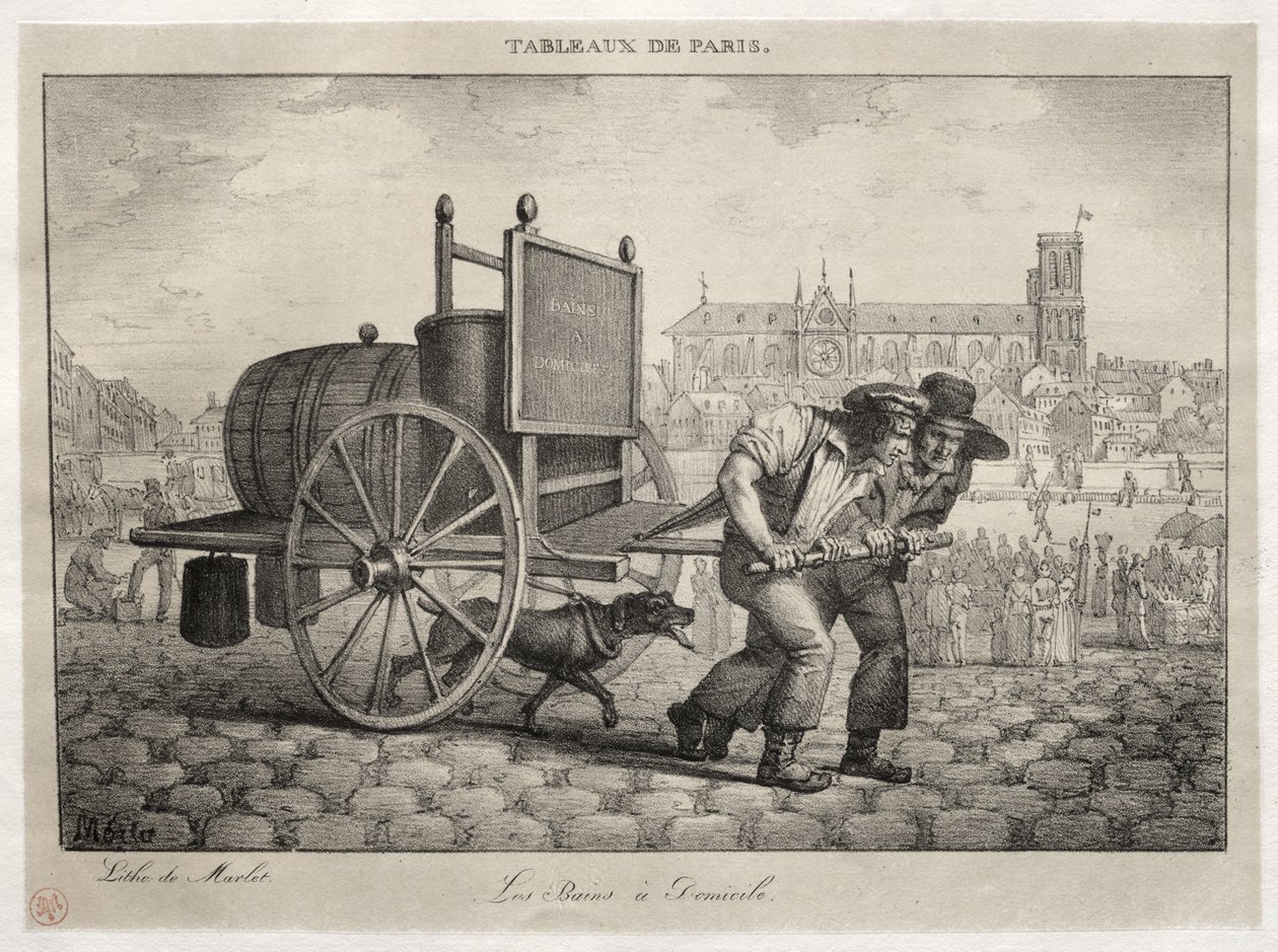 Scenes of Paris: Baths at Home af Jean Henri Marlet
