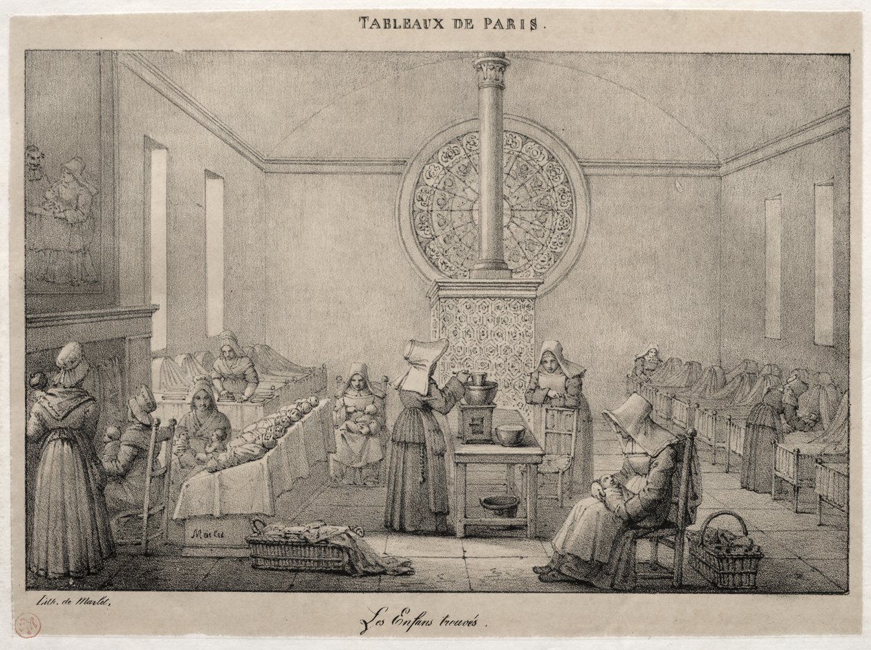 Scenes of Paris: The Foundling Hospital af Jean Henri Marlet