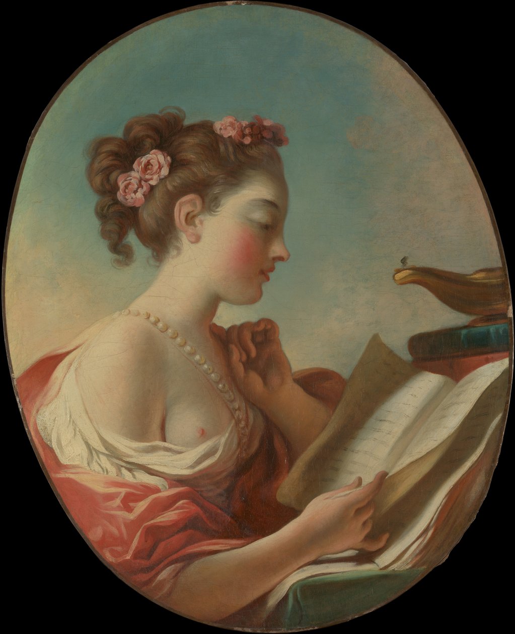 Fragonard - Allegori om årvågenhed, ca. 1772 af Jean Honore Fragonard