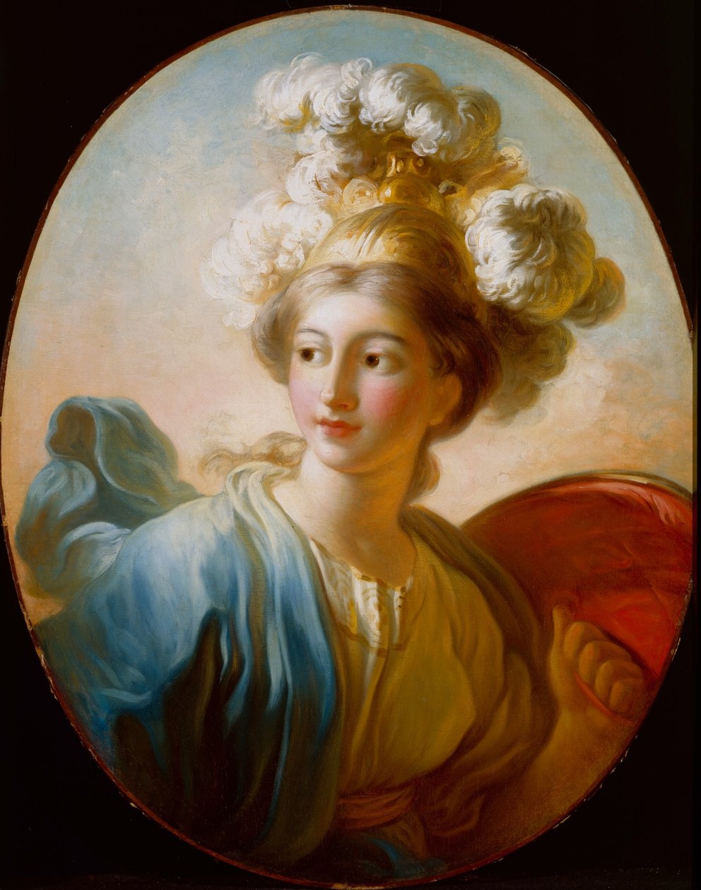 Gudinden Minerva af Jean Honore Fragonard
