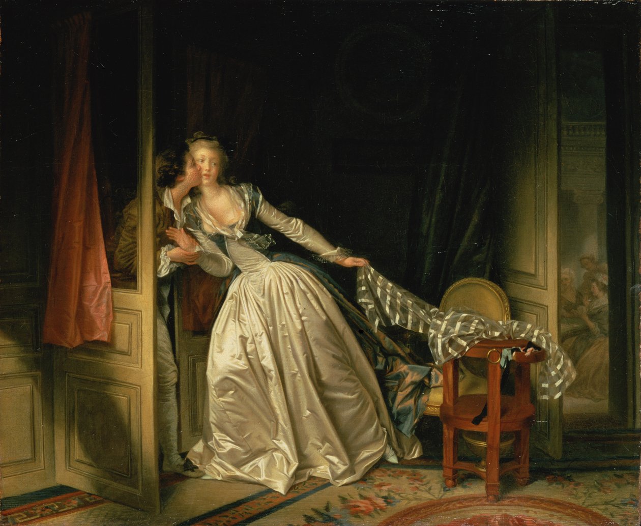 Det stjålne kys af Jean Honore Fragonard