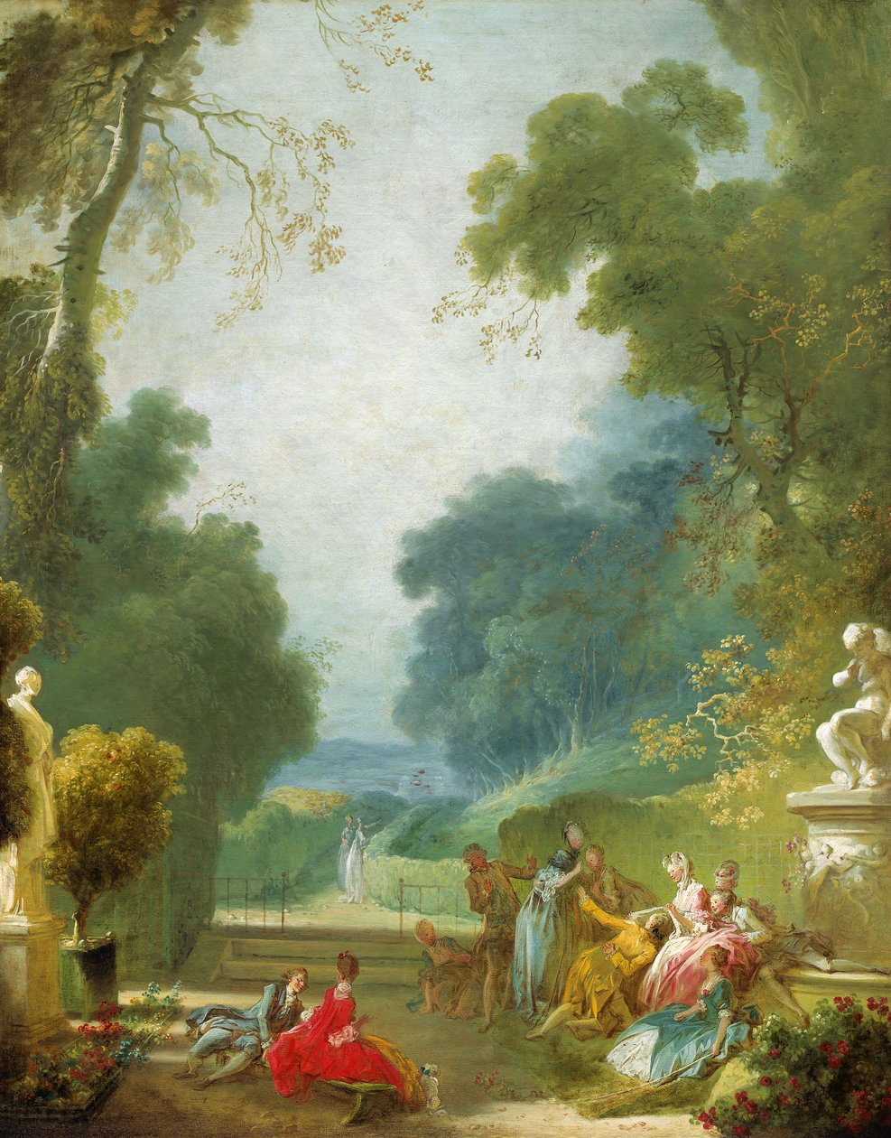 A Game of Hot Cockles, ca. 1775-80 af Jean Honore Fragonard