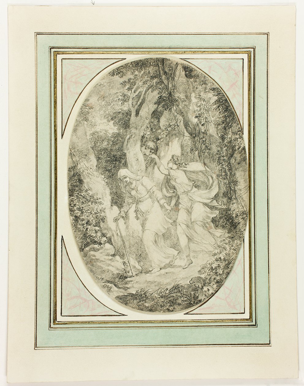 Allegori-genial kærlighed af Jean Honore Fragonard