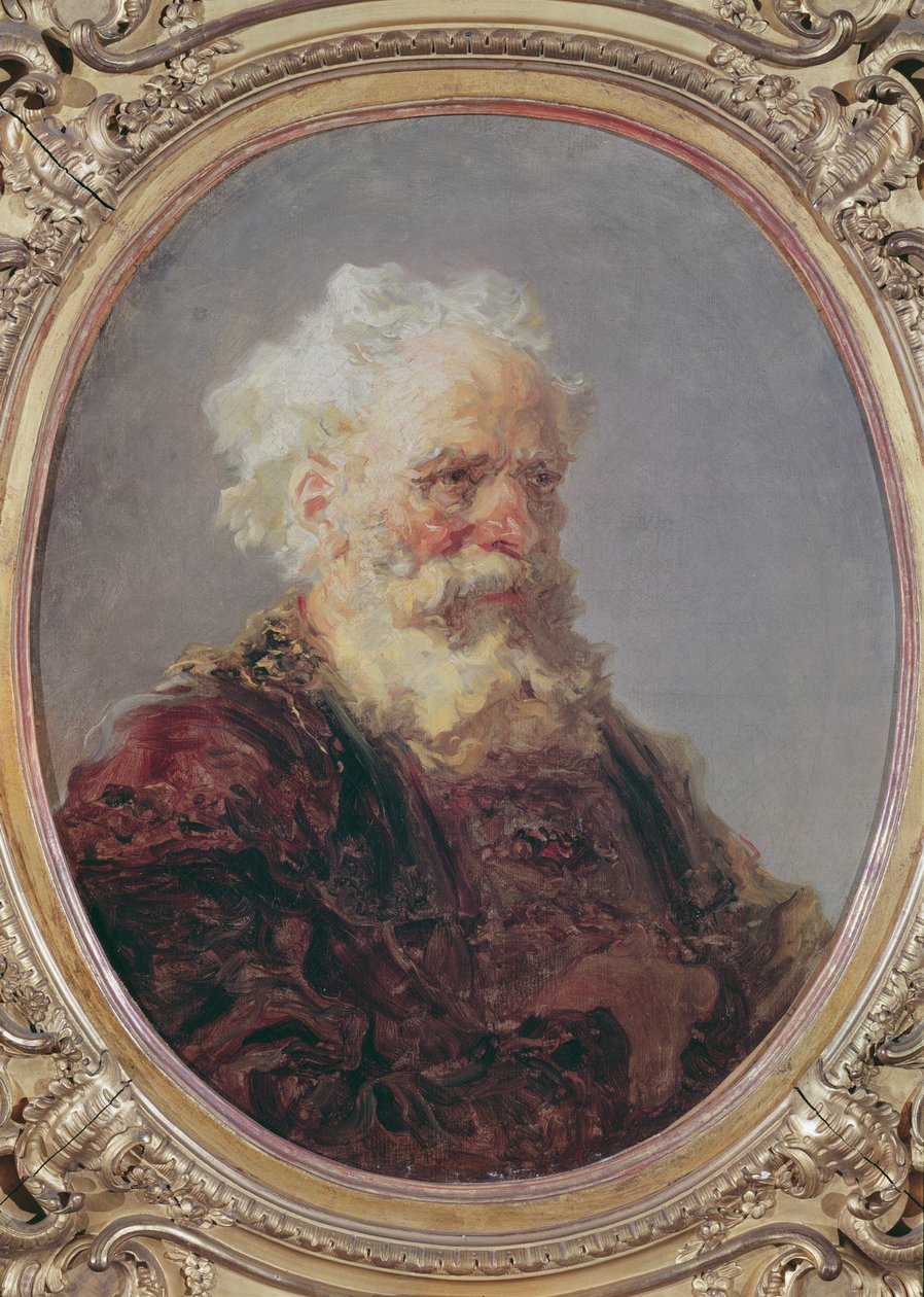 En ældre, hvidhåret mand, ca. 1767 af Jean Honore Fragonard