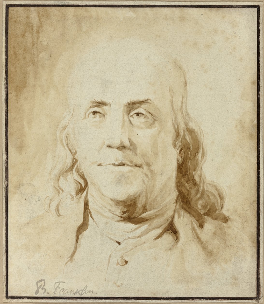 Benjamin Franklin af Jean Honore Fragonard