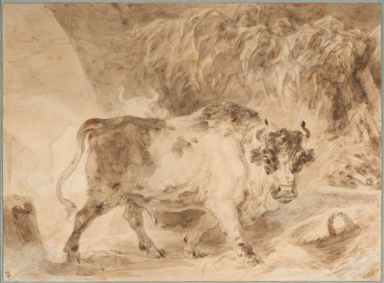 Tyren fra den romerske Campagna af Jean Honore Fragonard