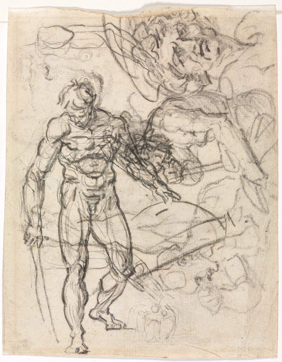 Figurstudier (verso) af Jean Honore Fragonard