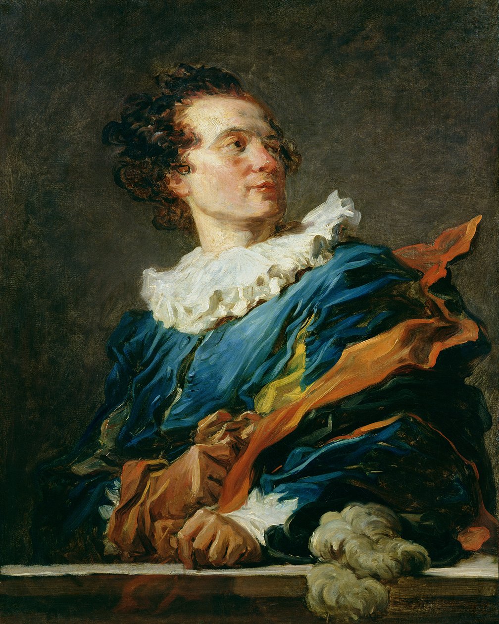 Fantasyfigur: Portræt af abbeden af Saint-Non (1727-91) 1769 af Jean Honore Fragonard