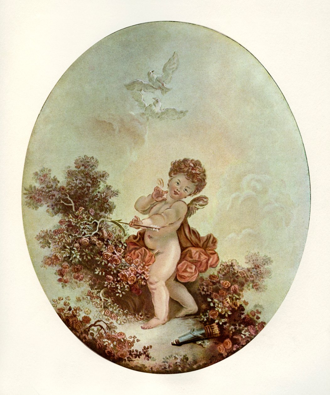 Kærlighed af Jean Honore Fragonard
