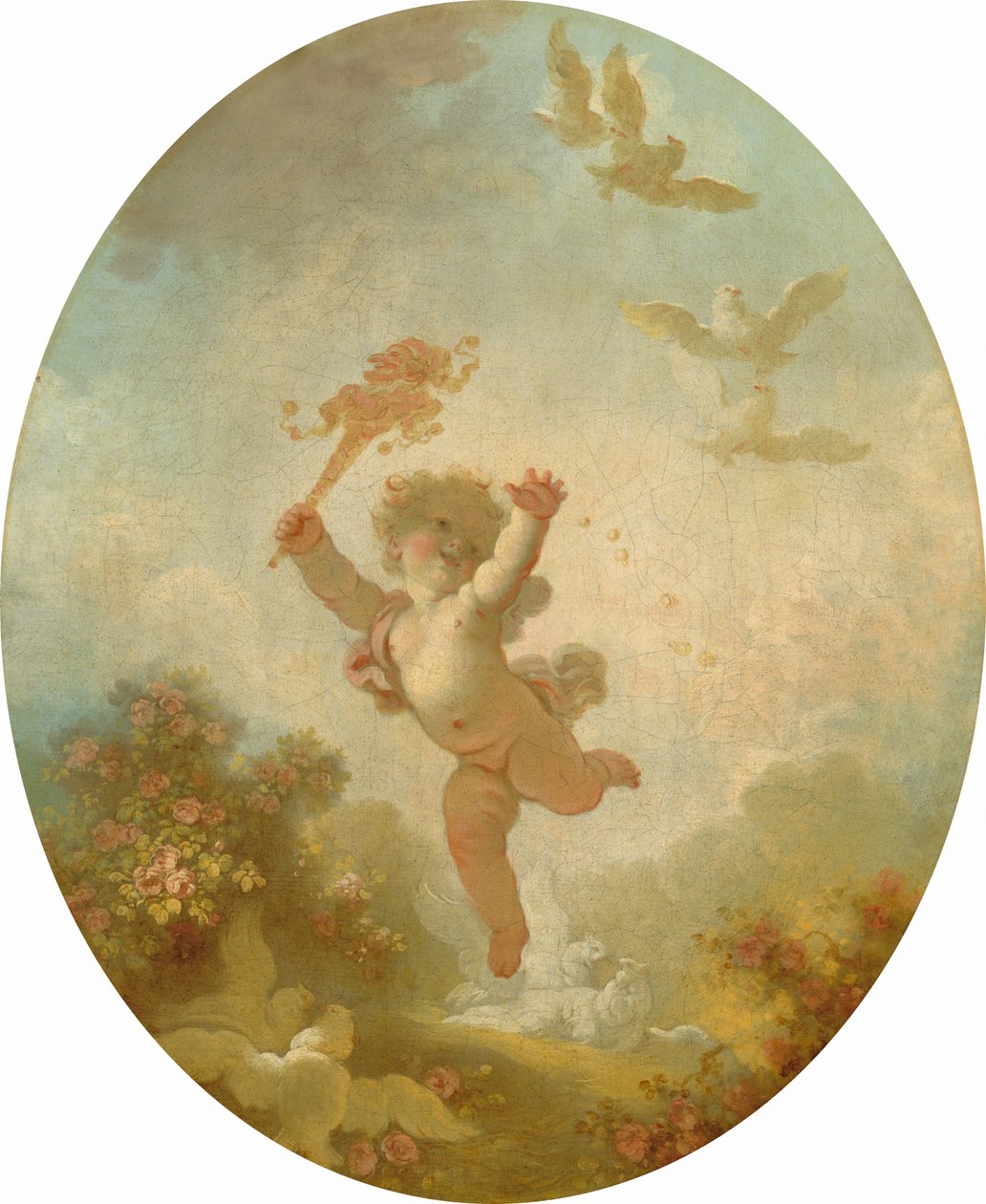 Kærlighed som Dårskab af Jean Honore Fragonard