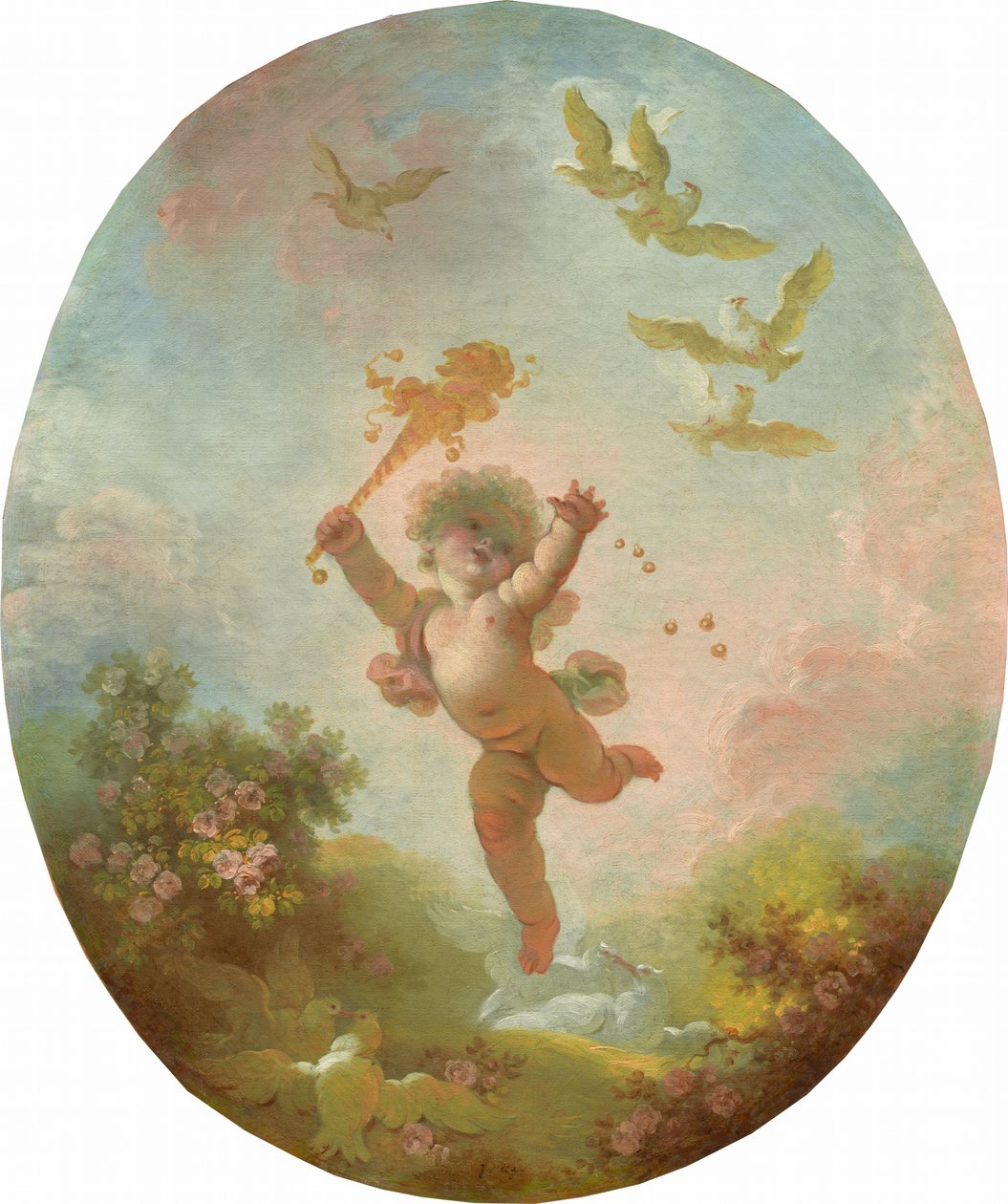 Kærlighed som dårskab, ca. 17731776. af Jean Honore Fragonard