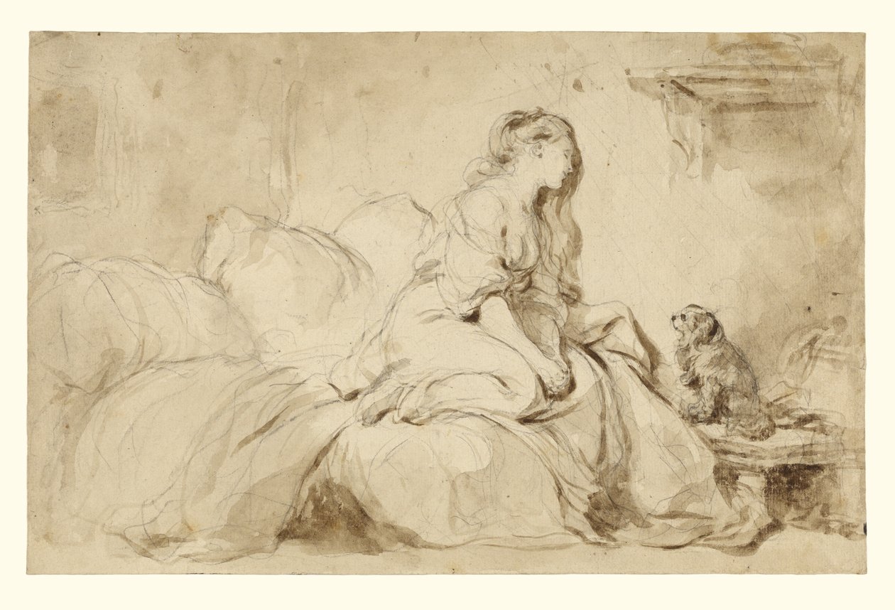 Åh, hvis bare han var lige så trofast over for mig af Jean Honore Fragonard